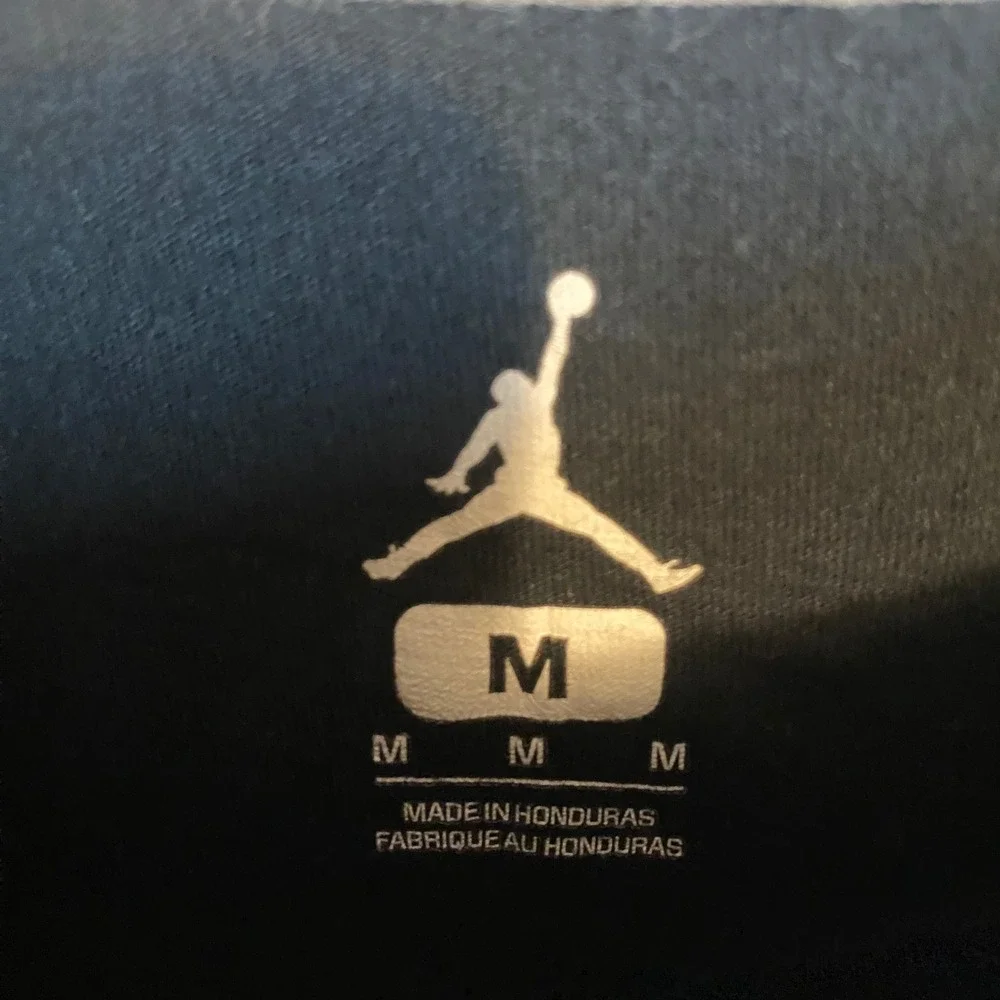 Jordan T-Shirt Mens M You Run I Fly Graphic Jumpman Black Short Sleeve EUC